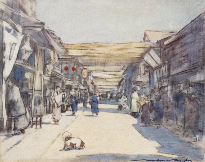 Honeysuckle Street alkotó: Mortimer Ludington Menpes