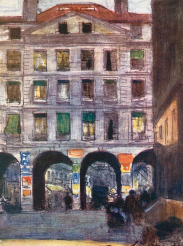A Rue St Honore-on alkotó: Mortimer Ludington Menpes