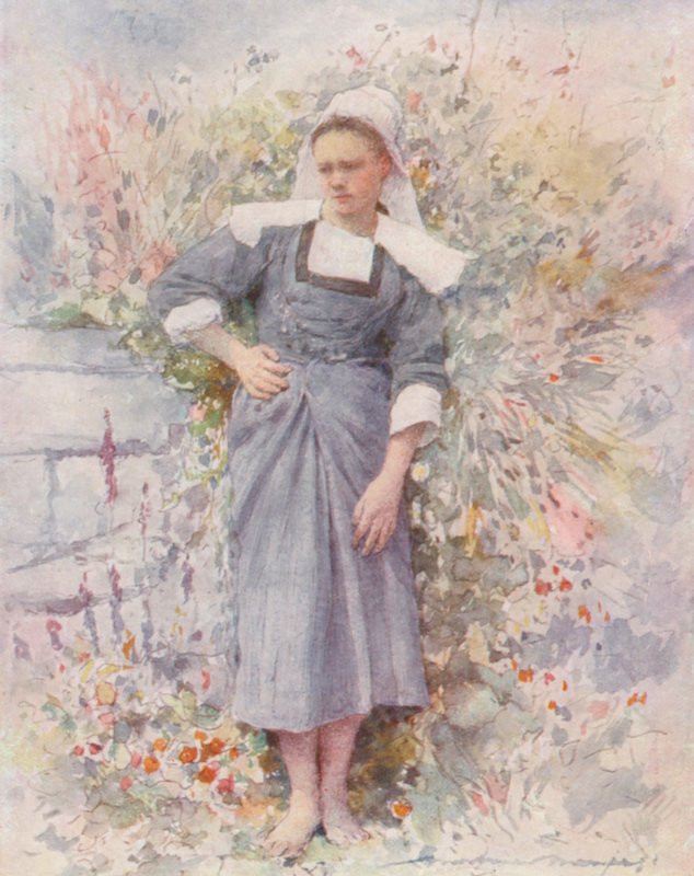 La Petite Marie (színes litográfia) alkotó: Mortimer Ludington Menpes