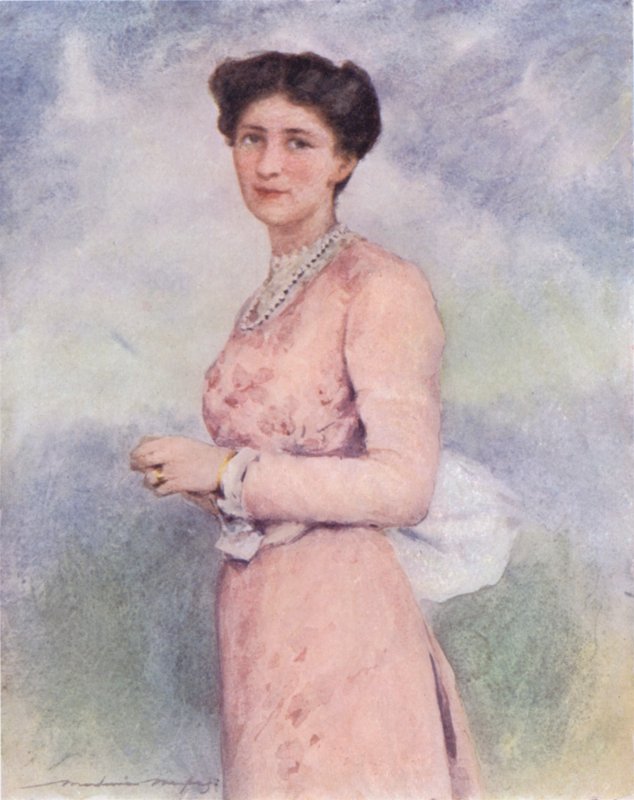 Lady Curzon (színes litó) alkotó: Mortimer Ludington Menpes