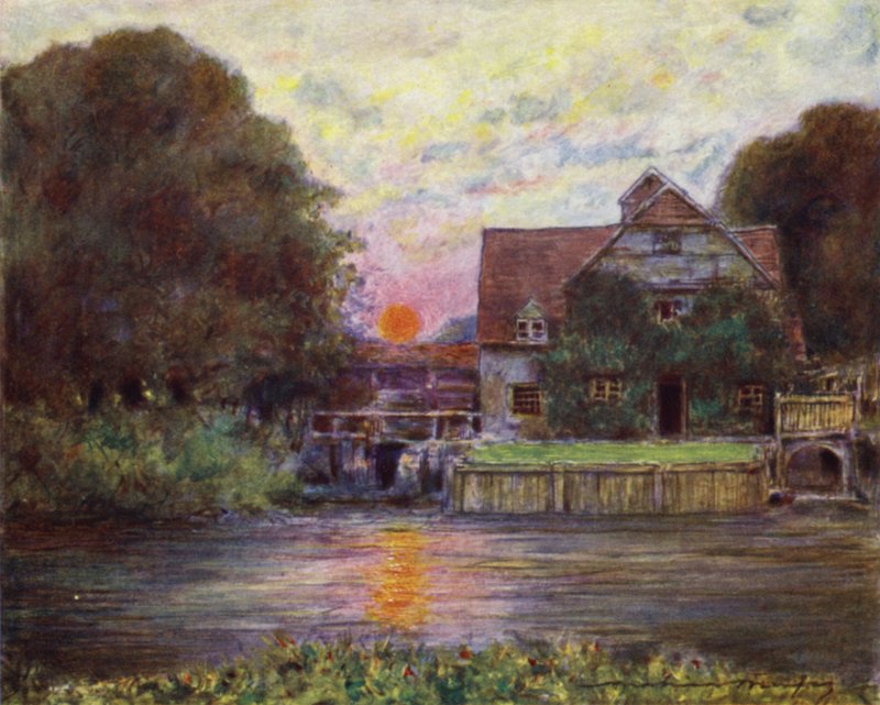 Mapledurham malom alkotó: Mortimer Ludington Menpes