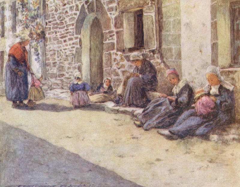 Mid-day (színes litográfia) alkotó: Mortimer Ludington Menpes
