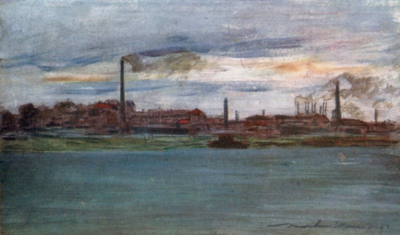 Charenton közelében alkotó: Mortimer Ludington Menpes