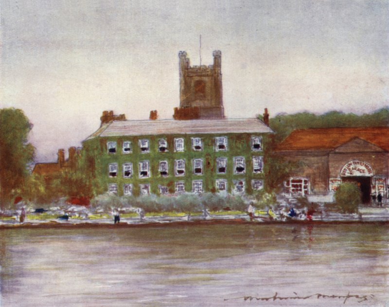 Red Lion Hotel, Henley alkotó: Mortimer Ludington Menpes