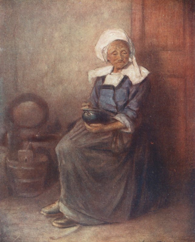 Sovány leves (színes litográfia) alkotó: Mortimer Ludington Menpes