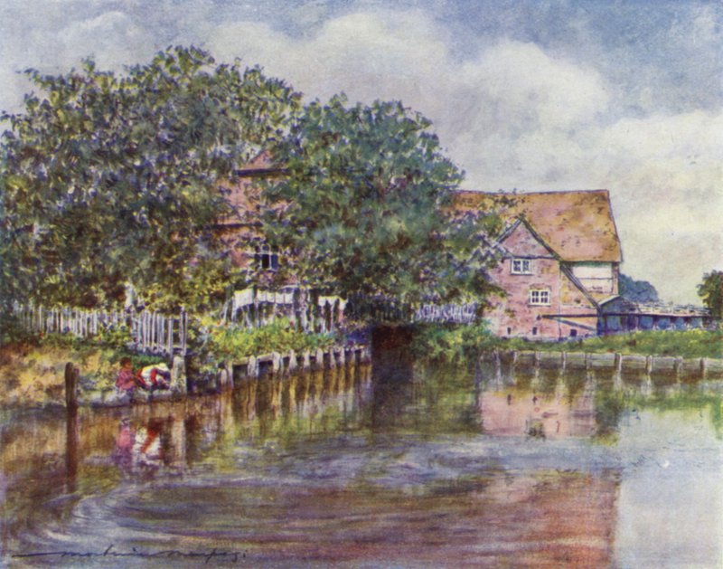 Streatley Mill alkotó: Mortimer Ludington Menpes