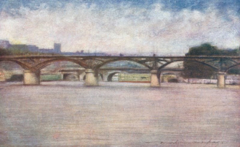 A Pont des Arts alkotó: Mortimer Ludington Menpes