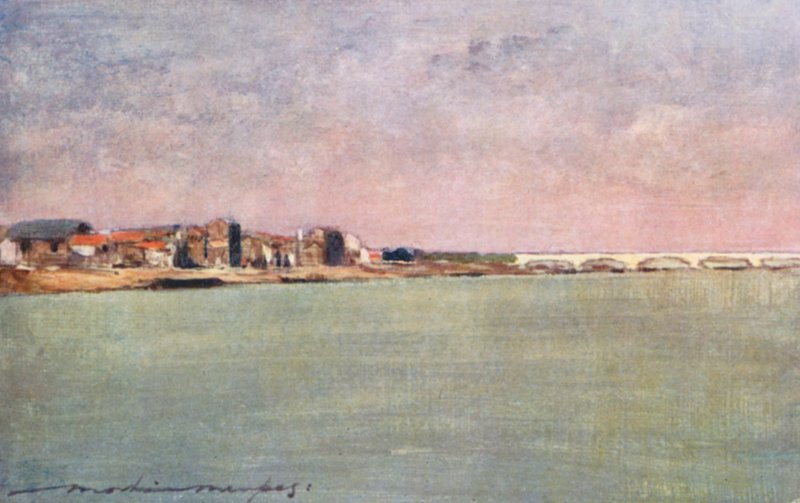 A Szajna naplementekor alkotó: Mortimer Ludington Menpes