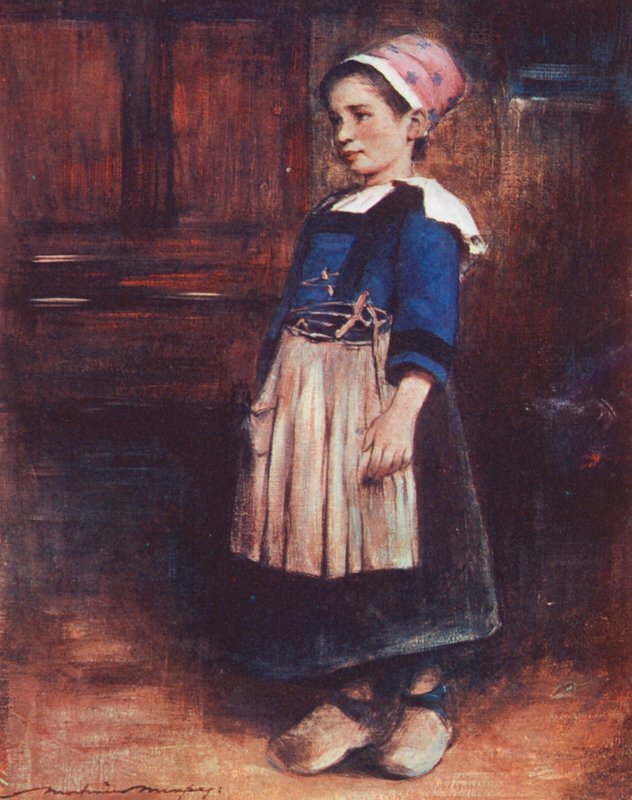 A világ gyermekei: Breton, Marie-Jeanne legjobb ruhái (színes litográfia) alkotó: Mortimer Ludington Menpes
