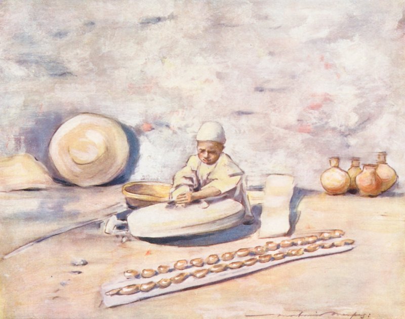 A világ gyermekei: Kasmír, a kasmír (színes litográfia) alkotó: Mortimer Ludington Menpes