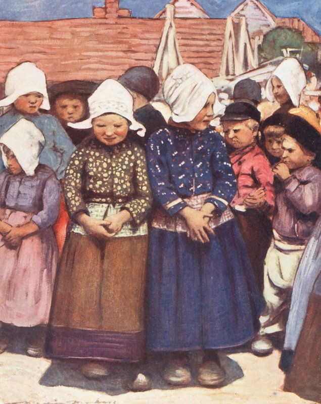 A világ gyermekei: (színes litográfia) alkotó: Mortimer Ludington Menpes