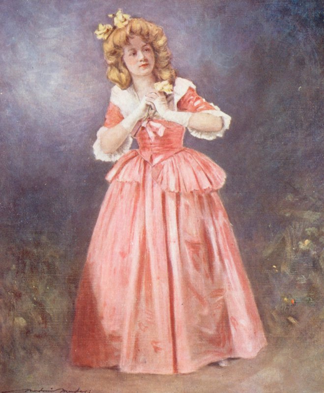 A világ gyermekei: Dorothy (színes litográfia) alkotó: Mortimer Ludington Menpes