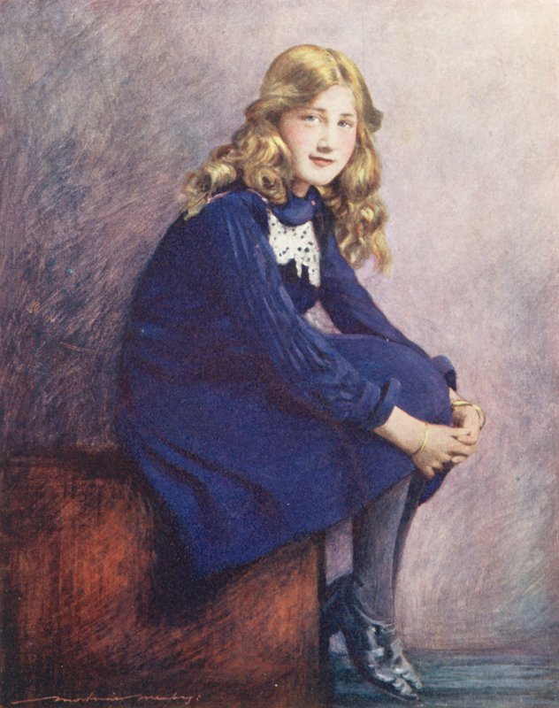 A világ gyermekei: English, Sweet Innocence (színes litográfia) alkotó: Mortimer Ludington Menpes