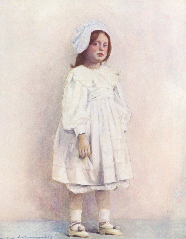A világ gyermekei: Marguerite (színes litográfia) alkotó: Mortimer Ludington Menpes