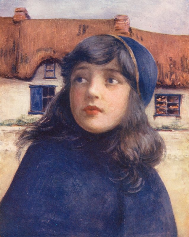 A világ gyermekei: Irish, Molly (színes litográfia) alkotó: Mortimer Ludington Menpes