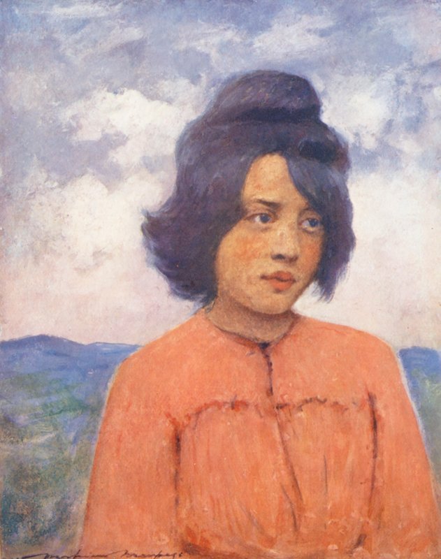 A világ gyermekei: Carita (színes litográfia) alkotó: Mortimer Ludington Menpes