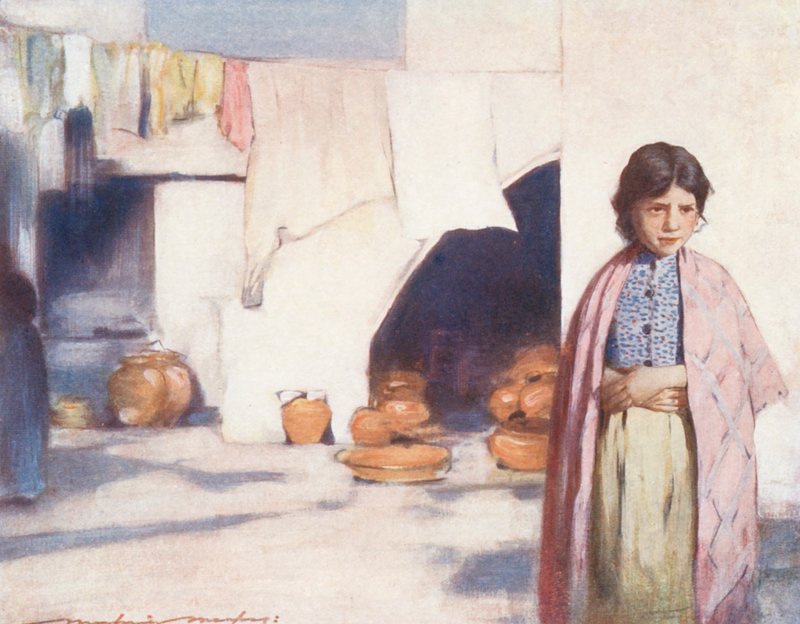A világ gyermekei: (színes litográfia) alkotó: Mortimer Ludington Menpes