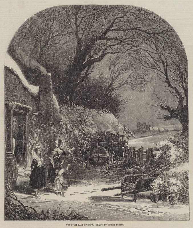 Az első hóesés alkotó: Myles Birket Foster