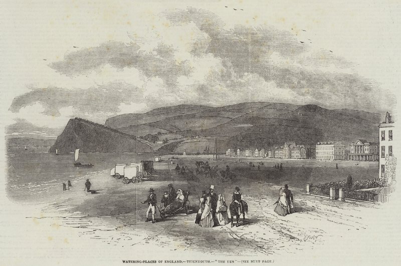 Watering-Places of England, Teignmouth, The Den alkotó: Myles Birket Foster
