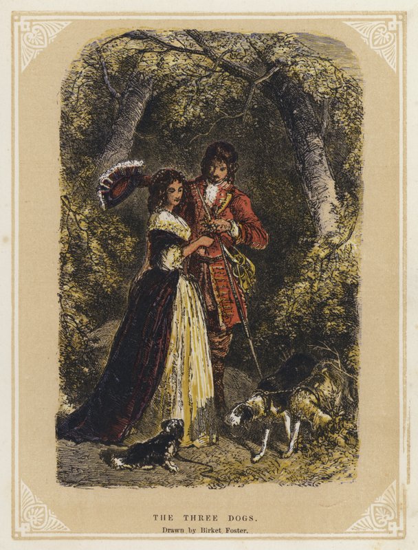 A három kutya (színes litó) alkotó: Myles Birket (after) Foster