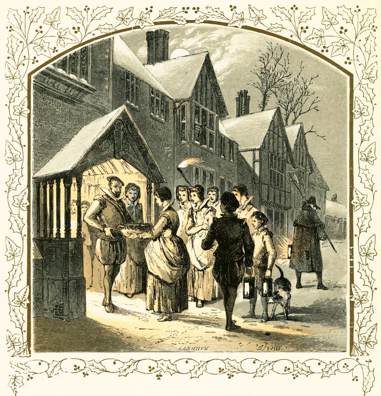 Egy ének egy wassail tálhoz alkotó: Myles Birket Foster