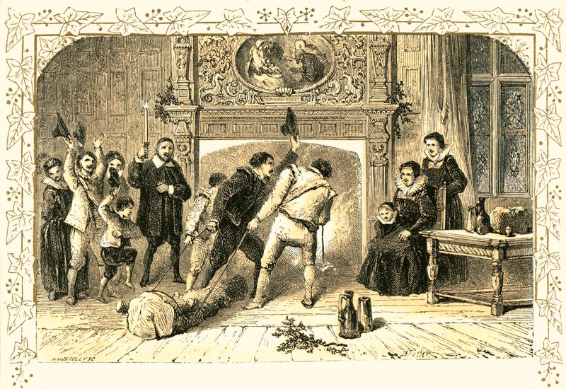 Ünnepély karácsony estéjén alkotó: Myles Birket Foster