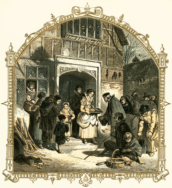 Jótékonyság karácsonykor alkotó: Myles Birket Foster
