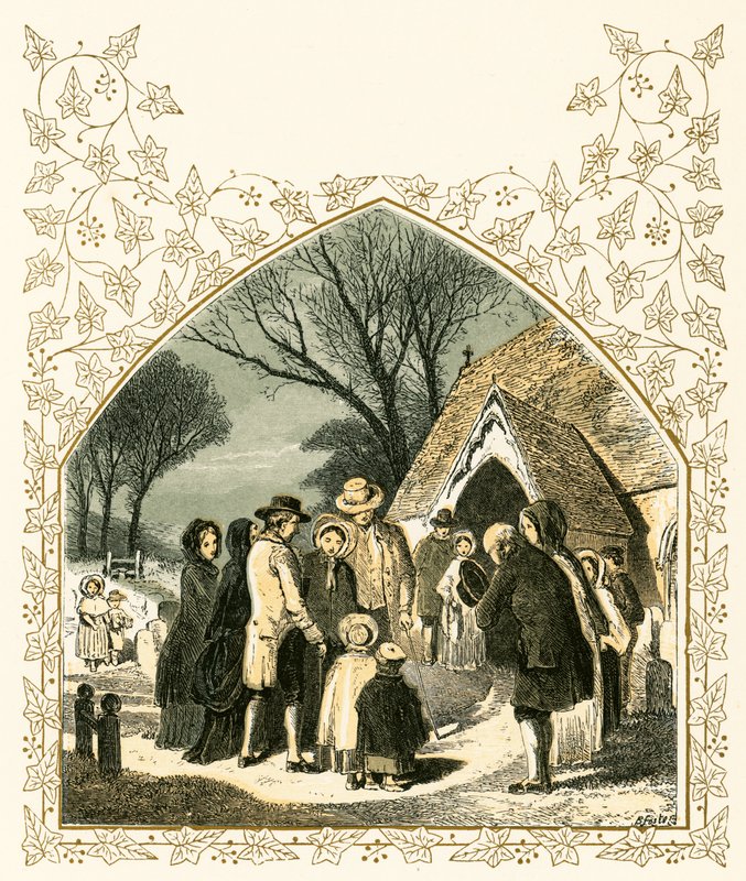Karácsony reggel alkotó: Myles Birket Foster