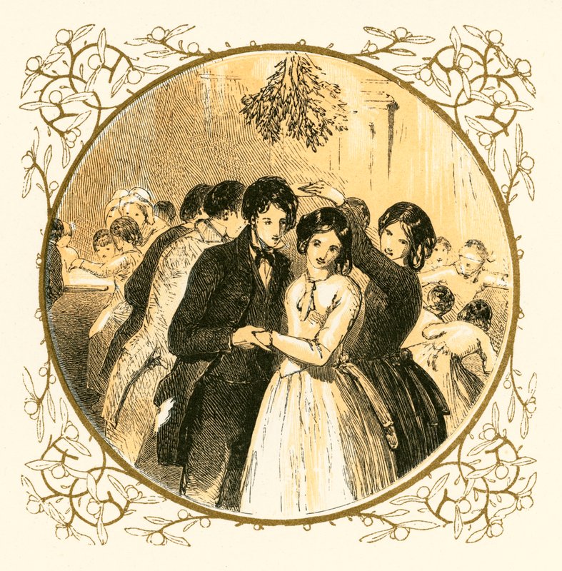 Tánc a fagyöngy alatt alkotó: Myles Birket Foster