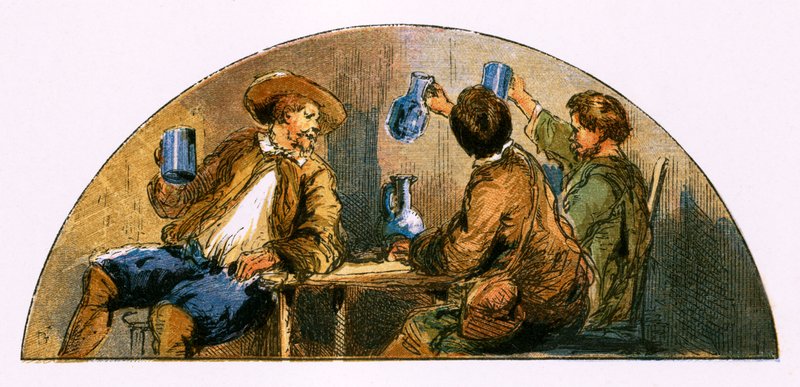Illusztráció a „Lehajol, hogy hódít” című dalhoz alkotó: Myles Birket Foster