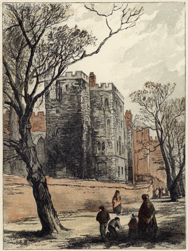 Lollards Tower, Lambeth Palace, London alkotó: Myles Birket Foster