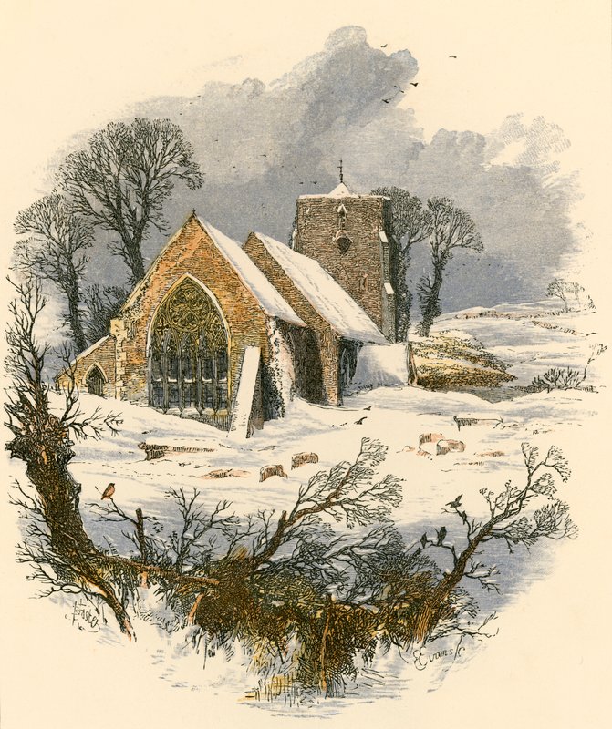 Téli szombat séta alkotó: Myles Birket Foster