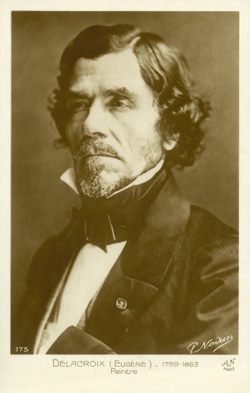 Eugene Delacroix francia festő alkotó: Nadar
