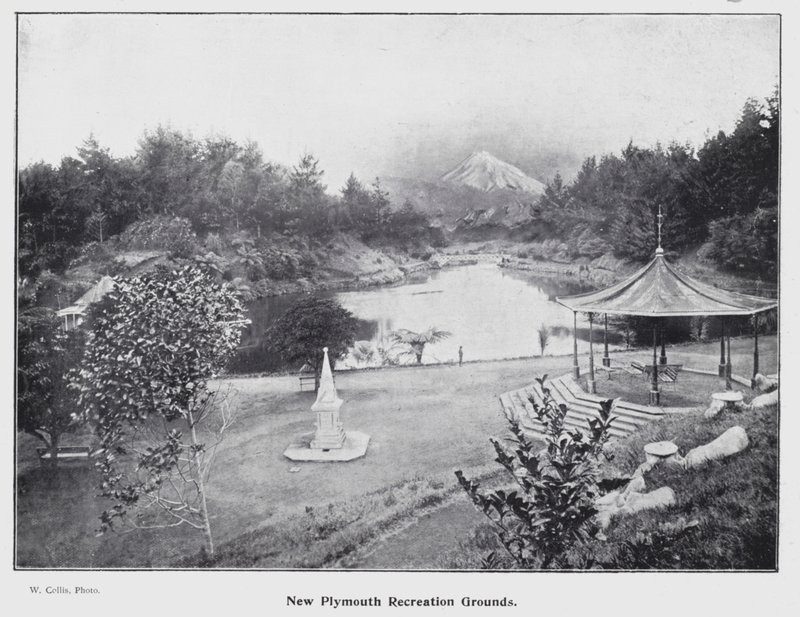 New Plymouth, Új-Zéland: New Plymouth Recreation Grounds (f/w fotó) alkotó: New Zealand Photographer