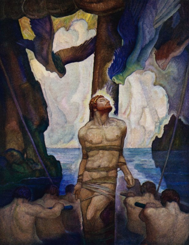 Odüsszea: A szirének alkotó: Newell Convers Wyeth