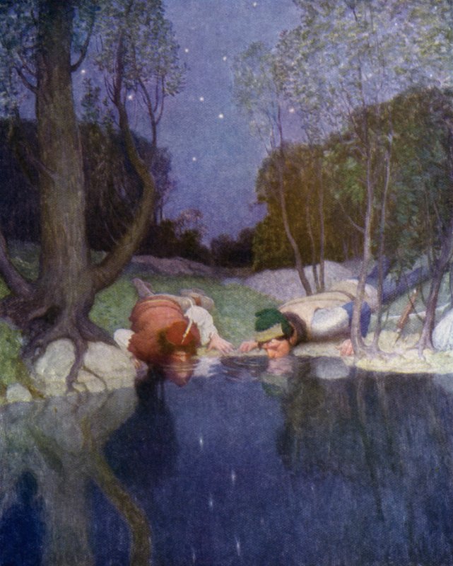 Illusztráció a Fekete nyílhoz, Robert Louis Stevenson alkotó: Newell Convers Wyeth