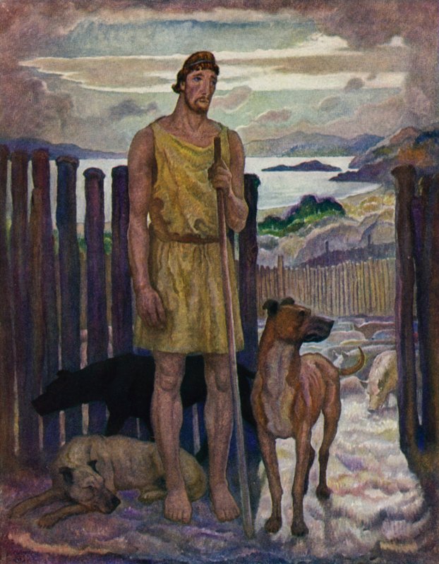 Odüsszeia: Eumaeus, A sertéspásztor alkotó: Newell Convers Wyeth