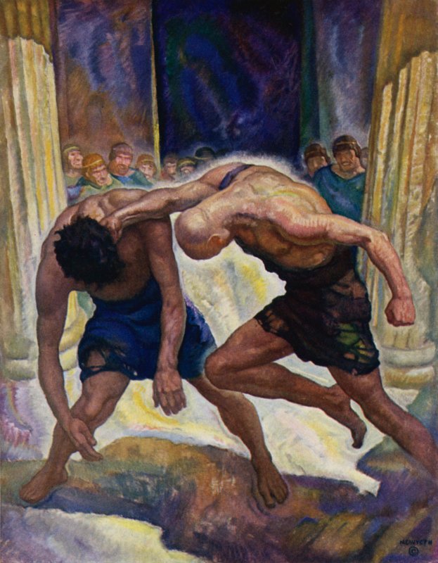 Odüsszeia: A koldusok harcolnak alkotó: Newell Convers Wyeth