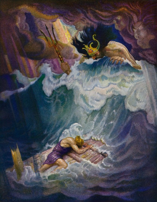 Odüsszea: Odüsszeusz tutaja alkotó: Newell Convers Wyeth