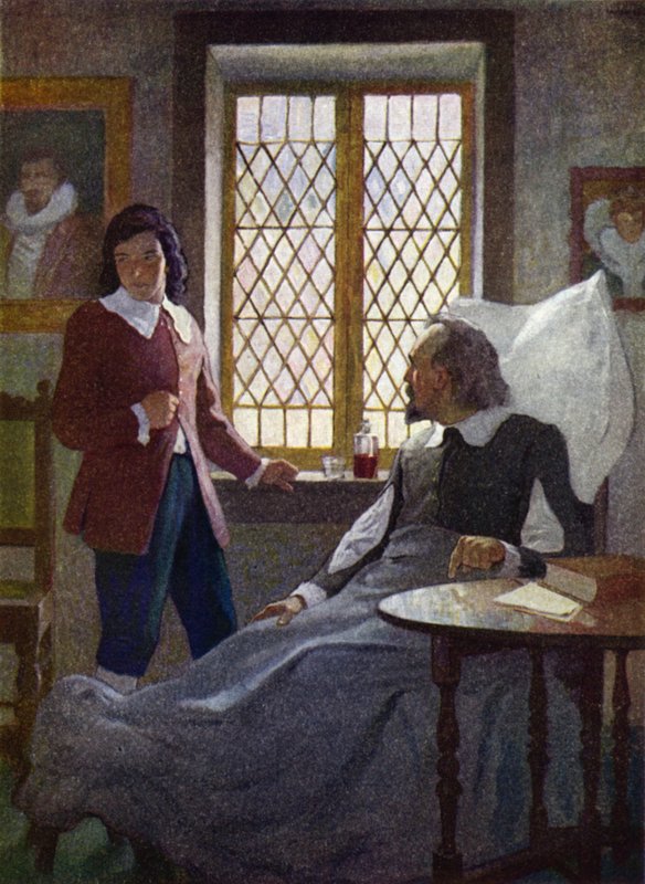 Illusztráció Robinson Crusoe-hoz (színes litó) alkotó: Newell Convers (after) Wyeth
