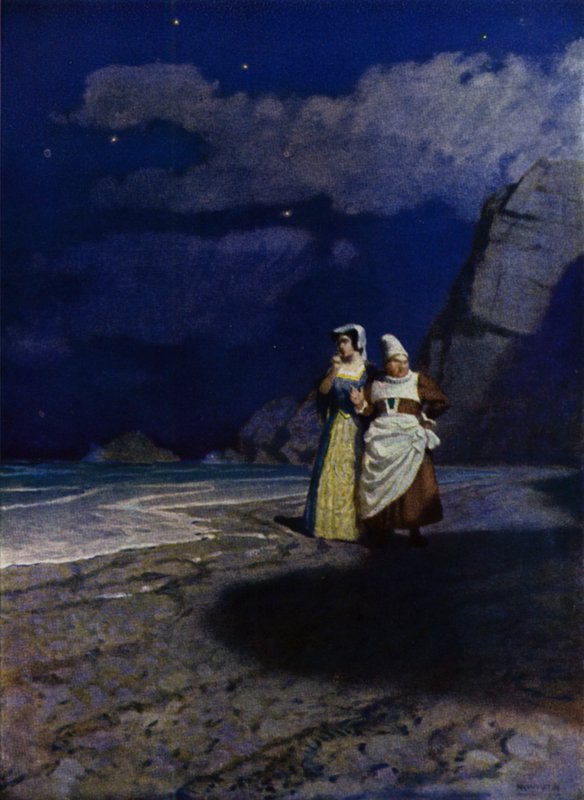 Illusztráció a Westward Ho! szerző: Charles Kingsley (színes litó) alkotó: Newell Convers (after) Wyeth