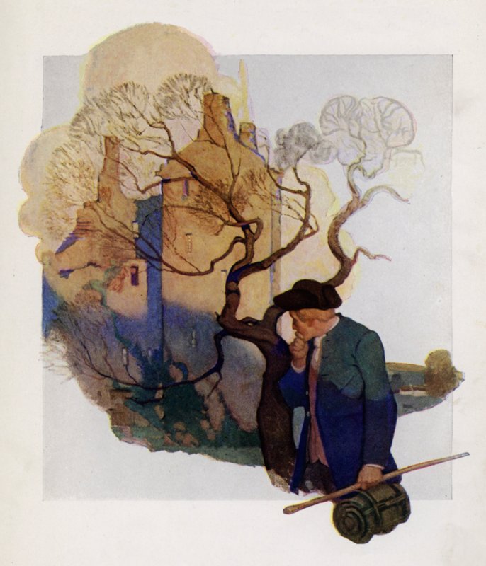 Címoldal-illusztráció: Robert Louis Stevenson Kidnapped (színes litó) alkotó: Newell Convers (after) Wyeth