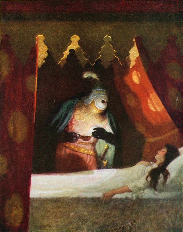 Wallace megmenti Helen-t alkotó: Newell Convers Wyeth
