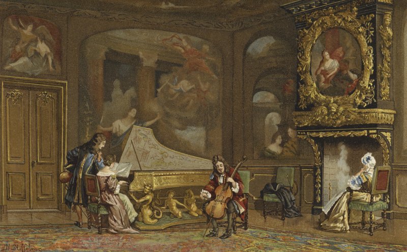 Egy holland ház belseje, c1680 alkotó: Nico Steffelaar