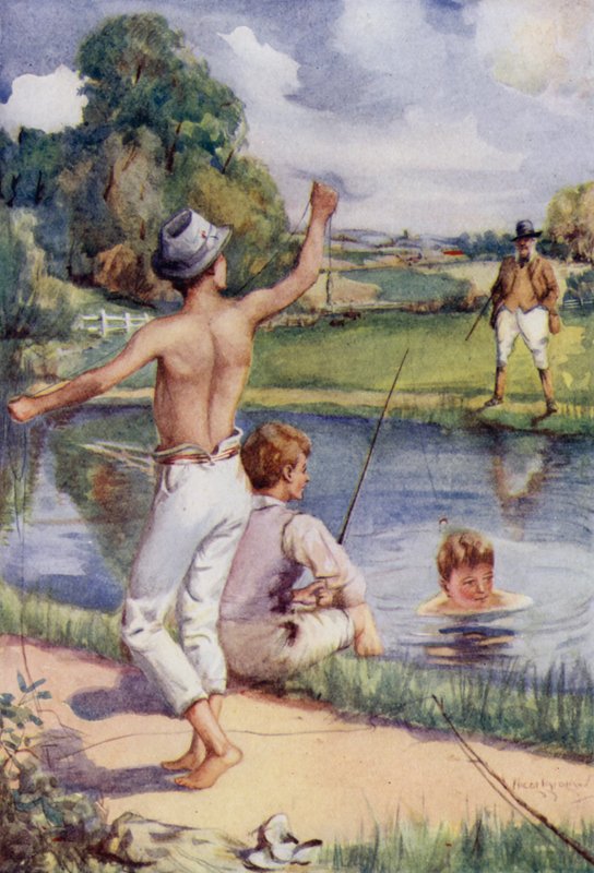 Illusztráció a Tom Browns Schooldays számára, Thomas Hughes alkotó: Nicol Laidlaw
