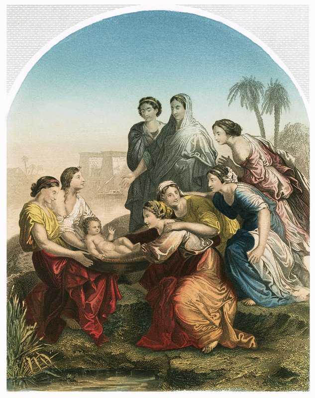 Mózes megtalálása alkotó: Nicolas Poussin