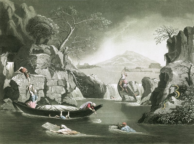 Az áradás alkotó: Nicolas Poussin
