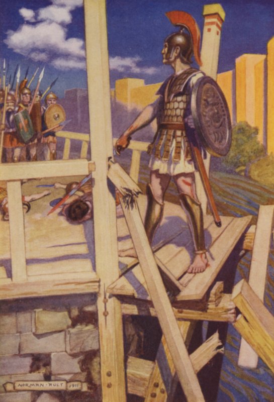 Horatius (színes litho) alkotó: Norman Ault