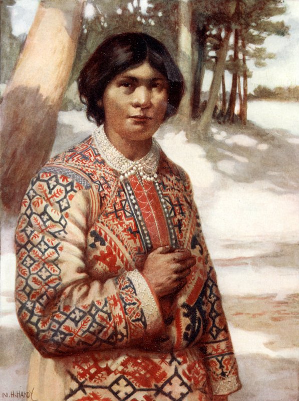 Ostiak nő, Szibéria alkotó: Norman Hardy