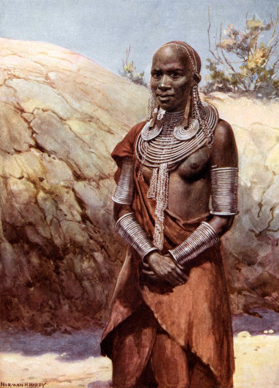 Masai Woman: Brit Kelet-Afrika alkotó: Norman Hardy